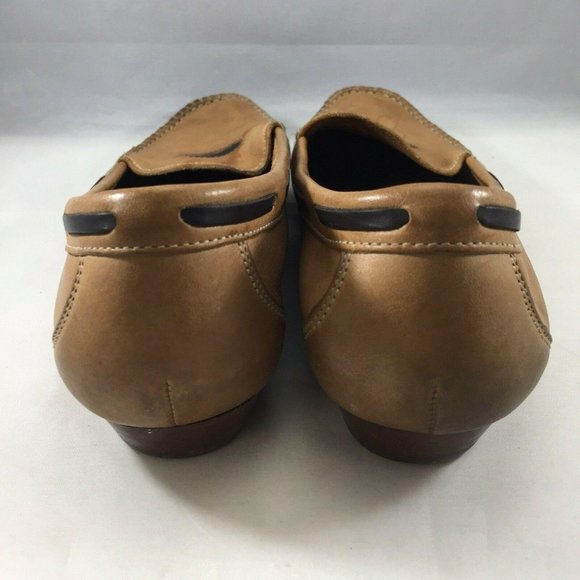Cole Haan Shoes Womens 7 B Brown Leather Slip On Loafers Flat D17841 Work Casual - Picture 3 of 12